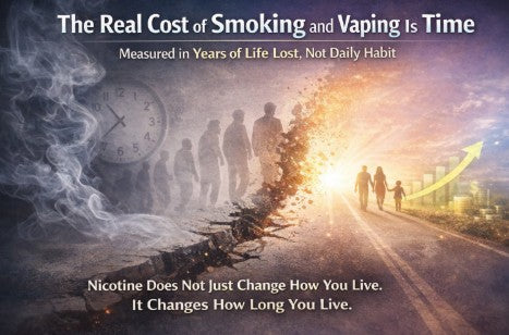 The Real Cost of Smoking and Vaping Is Measured in Years of Life Lost